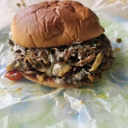 Egyptian Beef Shawarma Sandwich