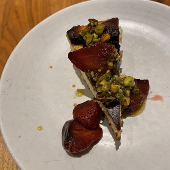 Avec River North - Basque cheesecake - Mediterranean Near Me - Chicago, Illinois