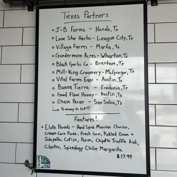 Talespin Pizza - Local farms and Texas partners. - Pizza Near Me - Houston, Texas
