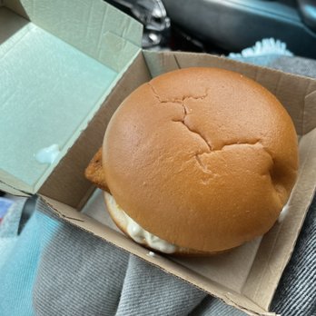 McDonalds - The sandwich at first glance - look ma no spilled cheese and it's perfectly sauced! - Burgers Near Me - Elk Grove, California