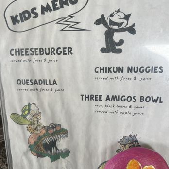 Eris Food - Kids menu 7/23 - Vegan Near Me - Oceanside, California Eris Food - Kids menu 7/23 - Vegan Near Me - Oceanside, California