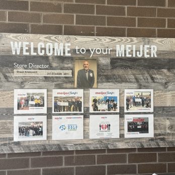 Meijer - Meijer Staff welcoming customers - Grocery Near Me - Carmel, Indiana