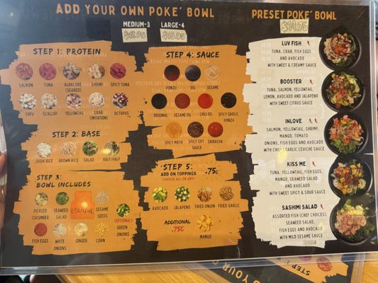 Menu photo 2 Luv Fish Poke Garden Grove, CA Menu photo 2 Luv Fish Poke Garden Grove, CA