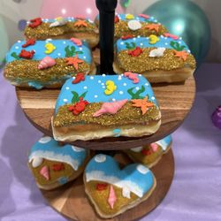 Judy's Donuts - We had an ocean themed party and these were the donuts that we asked them to make. Delicious and good looking