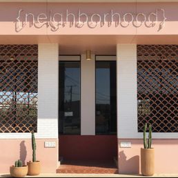 Exterior outside entrance of Neighborhood - Dallas, Texas Exterior outside entrance of Neighborhood - Dallas, Texas