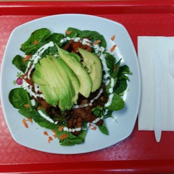 New Blondie - a plate of salad with avocado - Breakfast & Brunch Near Me - Windsor Terrace, New York