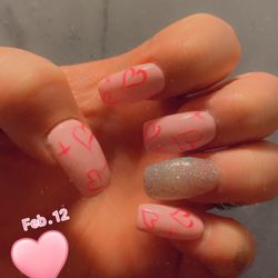 Elite Nails - Valentines nails