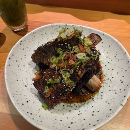 Miso glazed beef ribs