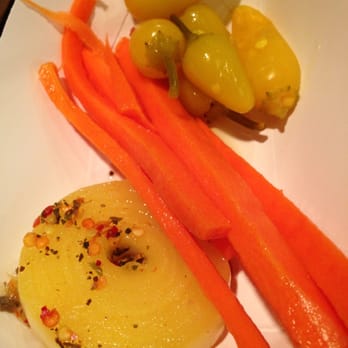 Tops Burgers - Pickled onion/carrots and peppers! - Burgers Near Me - Pasadena, California