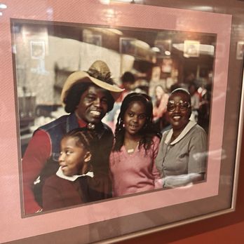 Sylvia's Restaurant - Inside photo of Sylvia Woods and famous patrons - Southern Near Me - New York, New York
