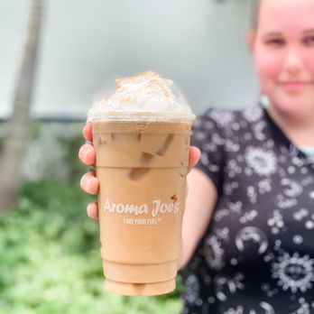Aroma Joe's - Iced Paris Toast Latte! - Coffee & Tea Near Me - Pompano Beach, Florida