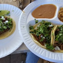 Street taco combo + an extra street taco Street taco combo + an extra street taco