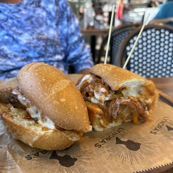 Lynora's Italian Kitchen - Sausage and peppers sandwich with cheese - Pizza Near Me - West Palm Beach, Florida