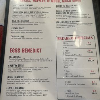 Gingham's Homestyle Restaurant - Breakfast menu page 3 of 3 - American Near Me - Saint Charles, Missouri Gingham's Homestyle Restaurant - Breakfast menu page 3 of 3 - American Near Me - Saint Charles, Missouri