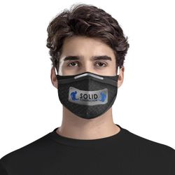 Claudia Lievano | 2LC Graphics - Custom sublimated polyester face mask with adjustable ear straps, nose bridge and filters.
