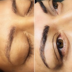 Chico Brow Bar - This is corrective work. She previously had her brows microbladed by a different artist.  I corrected the shape and filled them in.