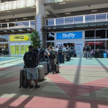 Dollar Car Rental - Line for rental - Car Rental Near Me - Honolulu, Hawaii