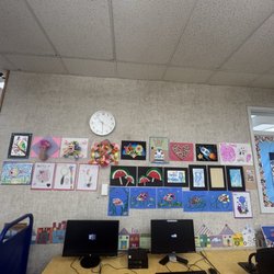 Piscataway Public Library - Westergard Library - Art display
