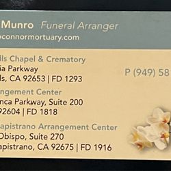 O'Connor Mortuary - Consummate, sincere professional.  She will be the most important person you never knew you'd need.
