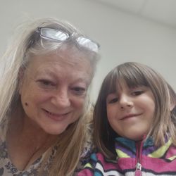 New Life Church - My granddaughter and I.
