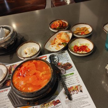 BCD Tofu House - Full spread - Korean Near Me - Irvine, California BCD Tofu House - Full spread - Korean Near Me - Irvine, California