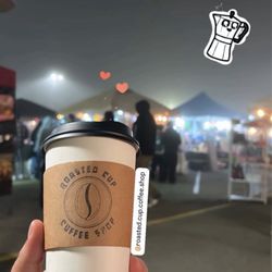 Roasted Cup Coffee Shop - Biscoff cookie butter latte