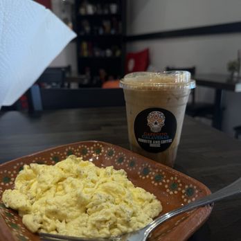 Cafecito Calaveras - Scrambled eggs cooked to perfection! Coffee was so good aswell - Mexican Near Me - Cathedral City, California
