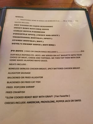 Menu photo 7 Tail'Gators Bar, Grill and Daiquiris Leesville, LA