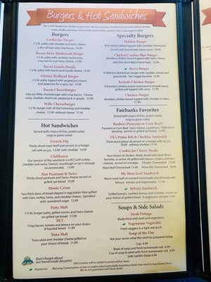 Menu photo 7 The Cookie Jar Fairbanks, AK