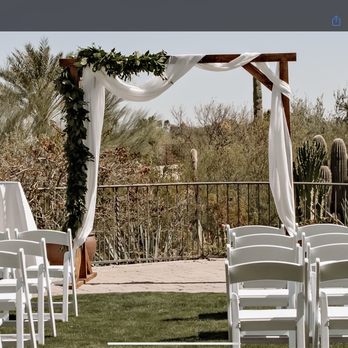 Flower Works - Gave Vickie at Flower Works a photo and she replicated it with this beautiful full greenery! - Florists Near Me - Phoenix, Arizona