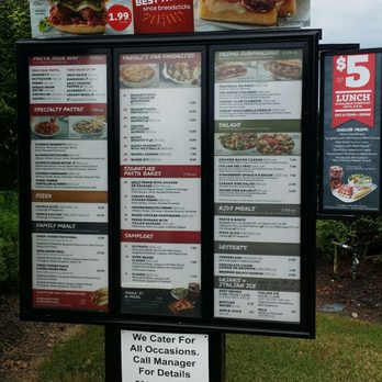 Fazoli's - Drive thru menu - Fast Food Near Me - Louisville, Kentucky