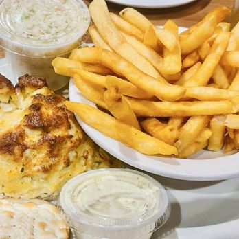 Box Hill Crab Cakes - The 8oz Crab cake Dinner - Pizza Near Me - Abingdon, Maryland