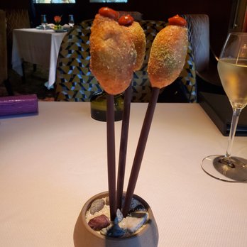 Herons - Truffle ketchup corn dogs aka NC cattails - Breakfast & Brunch Near Me - Cary, North Carolina