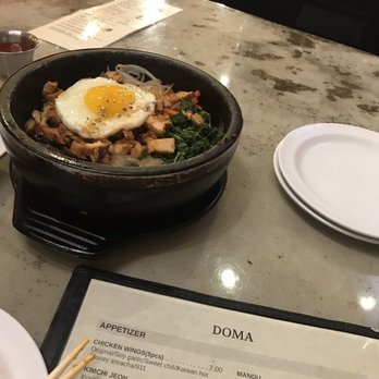 DOMA Korean Kitchen - Dolsot Bibimbap with chicken - Korean Near Me - Charlottesville, Virginia DOMA Korean Kitchen - Dolsot Bibimbap with chicken - Korean Near Me - Charlottesville, Virginia