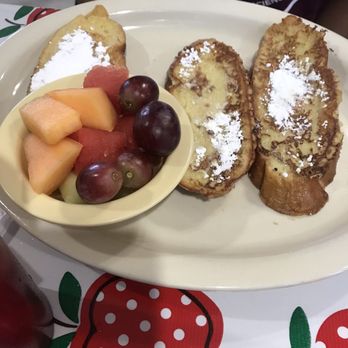 La Plazita - French toast with fruit - Mexican Near Me - Tyler, Texas