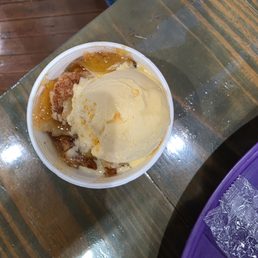 The infamous Peach Cobbler. The infamous Peach Cobbler.