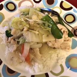 Take out chicken chop suey