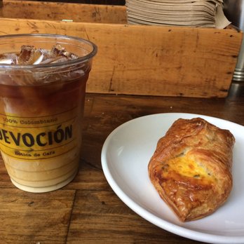Devocion - Cold brew and a pastry - $9 - Coffee & Tea Near Me - Brooklyn, New York