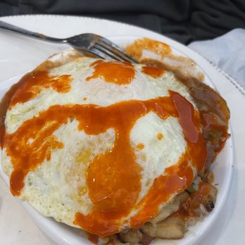 Bread and Butters Eatery - Mexican Skillet w/ chalula - Breakfast & Brunch Near Me - Parker, Colorado Bread and Butters Eatery - Mexican Skillet w/ chalula - Breakfast & Brunch Near Me - Parker, Colorado