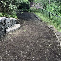 After clean up can walk now & ready to grass! Enjoy our yard again!