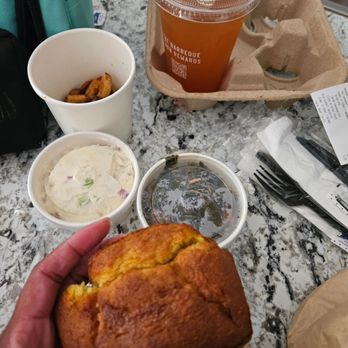 City Barbeque - Fries (delicious), potato salad, greens, cornbread - Barbeque Near Me - McDonough, Georgia