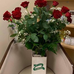HUGE long-stem red roses