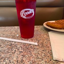 Leon's Family Dining - Corner booth near entrance