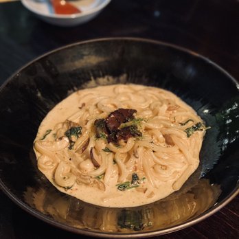 Kinjiro - Truffles & Organic Mushrooms Creamy Udon - Izakaya Near Me - Los Angeles, California