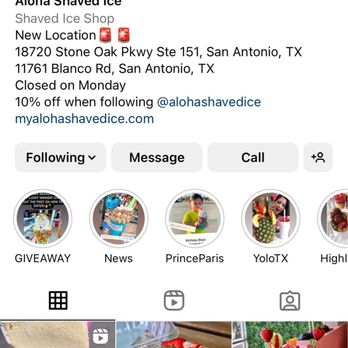 Aloha Shaved Ice - Follow them on IG to get 10% off - Shaved Ice Near Me - San Antonio, Texas