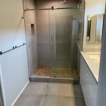 Patriot Tile & Remodel - a walk in shower - General Contractors Near Me Patriot Tile & Remodel - a walk in shower - General Contractors Near Me