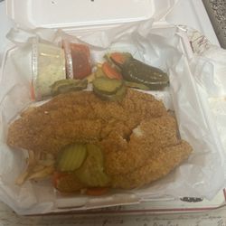 Catfish basket specials on weekend.