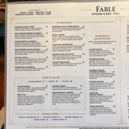 Current Menu