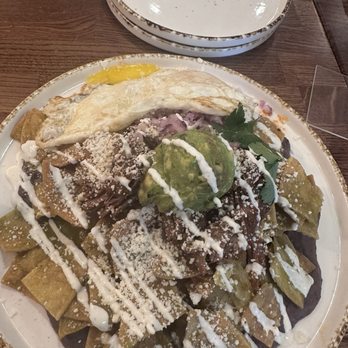 Madres Brunch - Chilaquiles verdes con birria - Coffee & Tea Near Me - Rancho Cucamonga, California