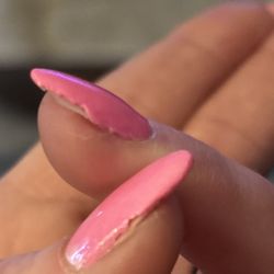 Diamond Nail Spa - Proof of terrible work